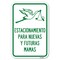 Signmission Estacionamento Para Nuevas Y Futuras Mamas Heavy-Gauge Aluminum Sign, 12" x 18", A-1218-24091 A-1218-24091 - alternate 1